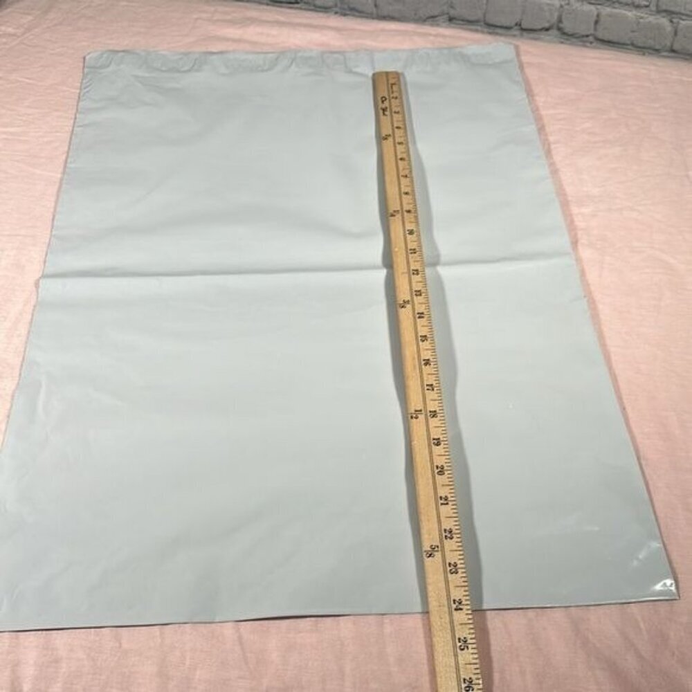 19x24 Poly Mailers Envelopes Shipping Bags White 2.5 mil  50 pack bulk mailers - Picture 4 of 8